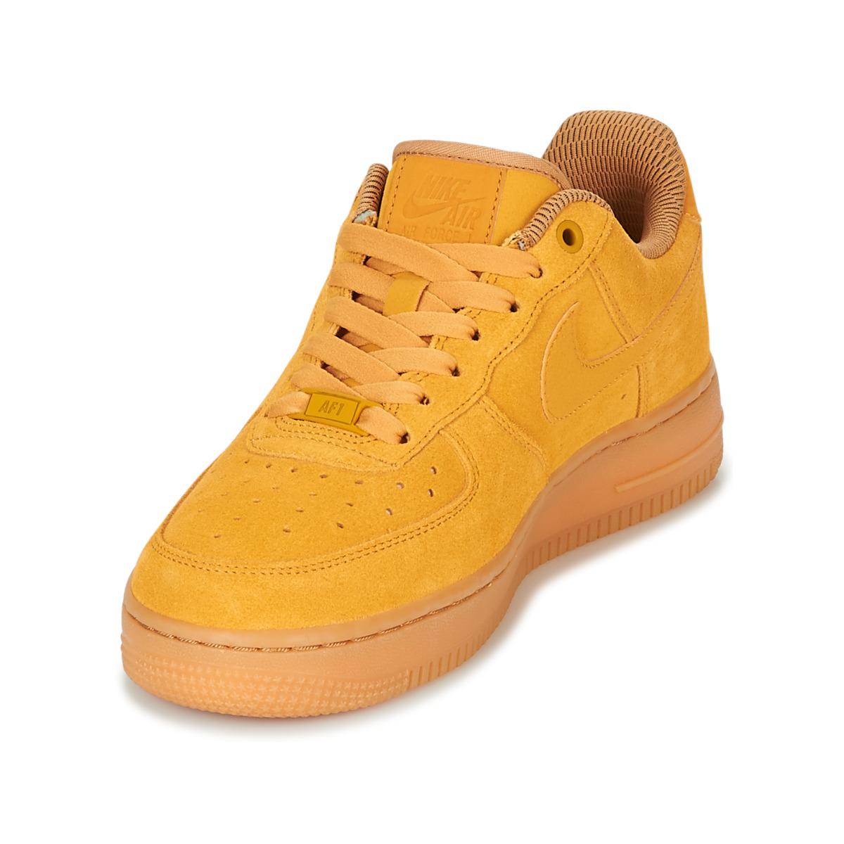 nike air force shoes yellow