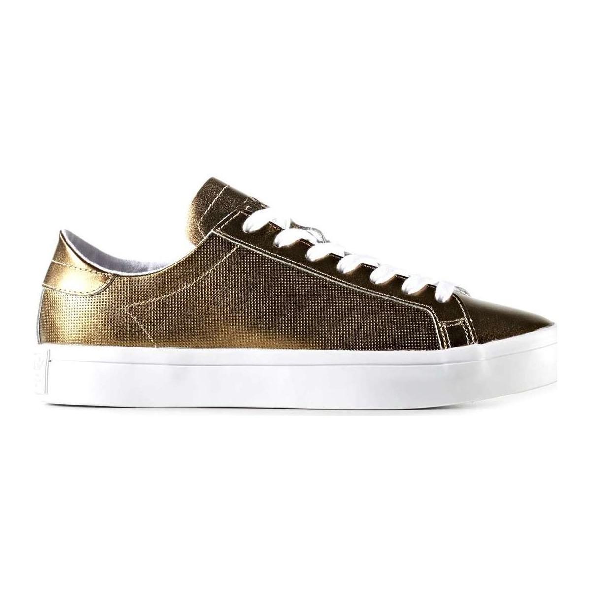 adidas gold trainers womens