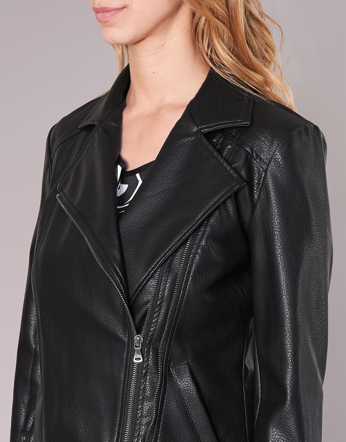 sisley leather jacket