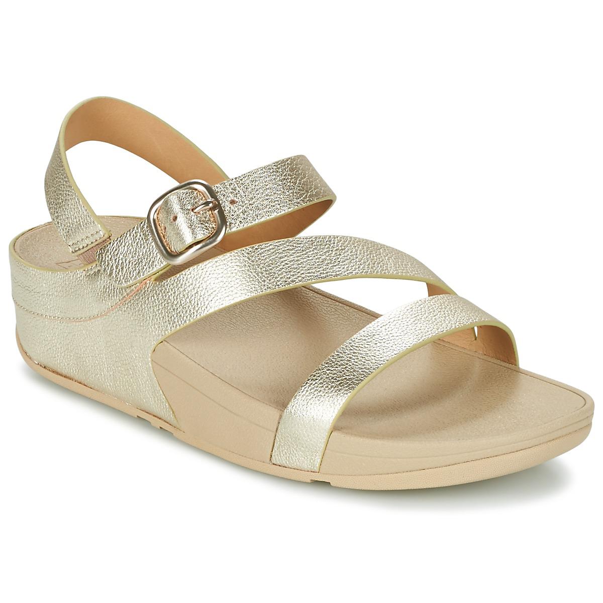 Fitflop The Skinny Zcross Sandal Women's Sandals In Gold in Metallic - Lyst
