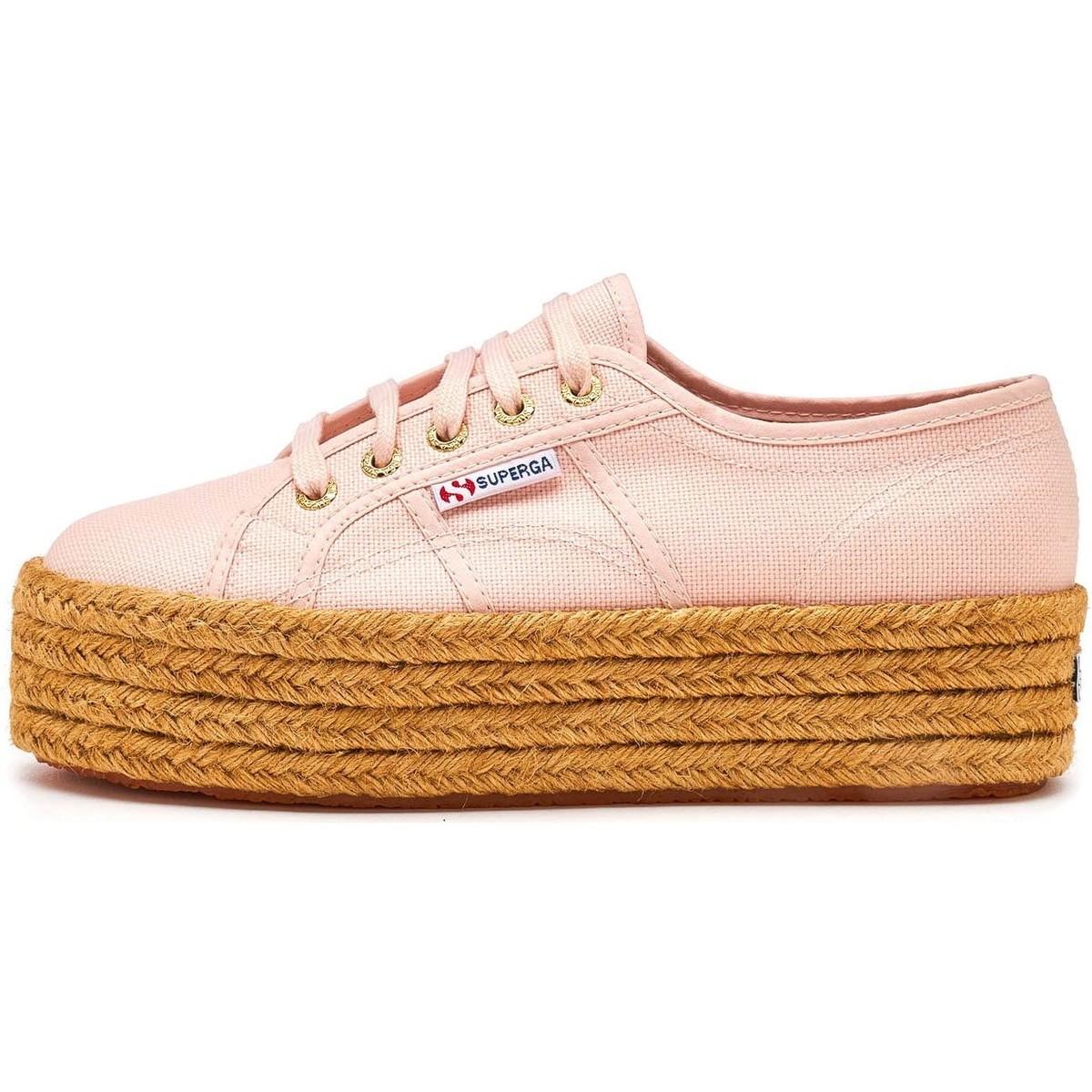 superga pink platform