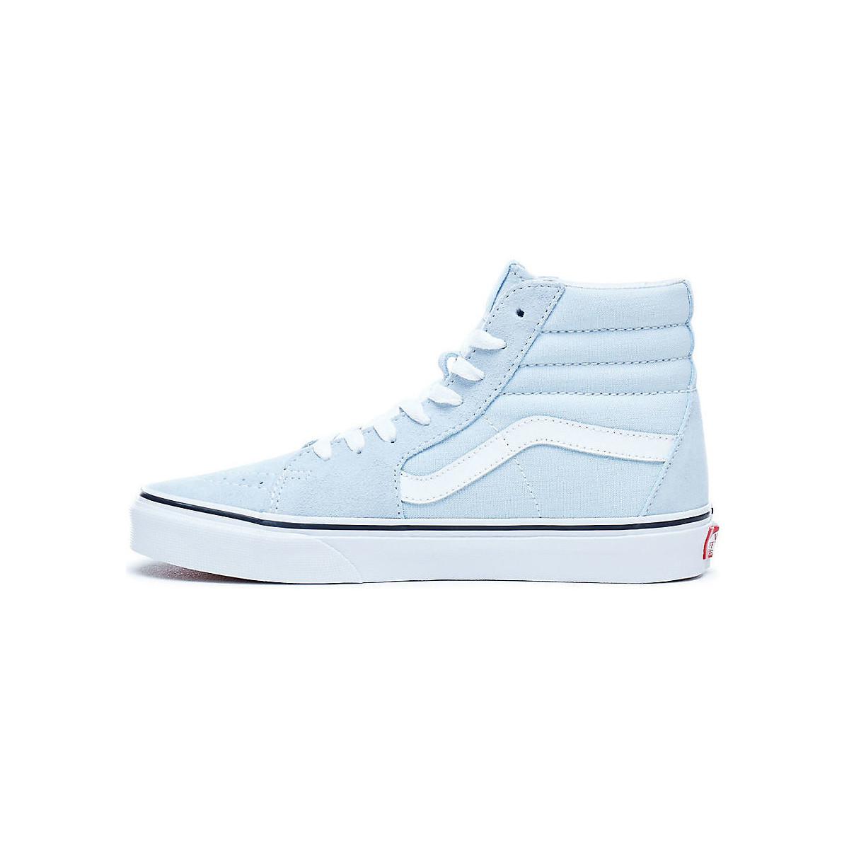 light blue high top vans