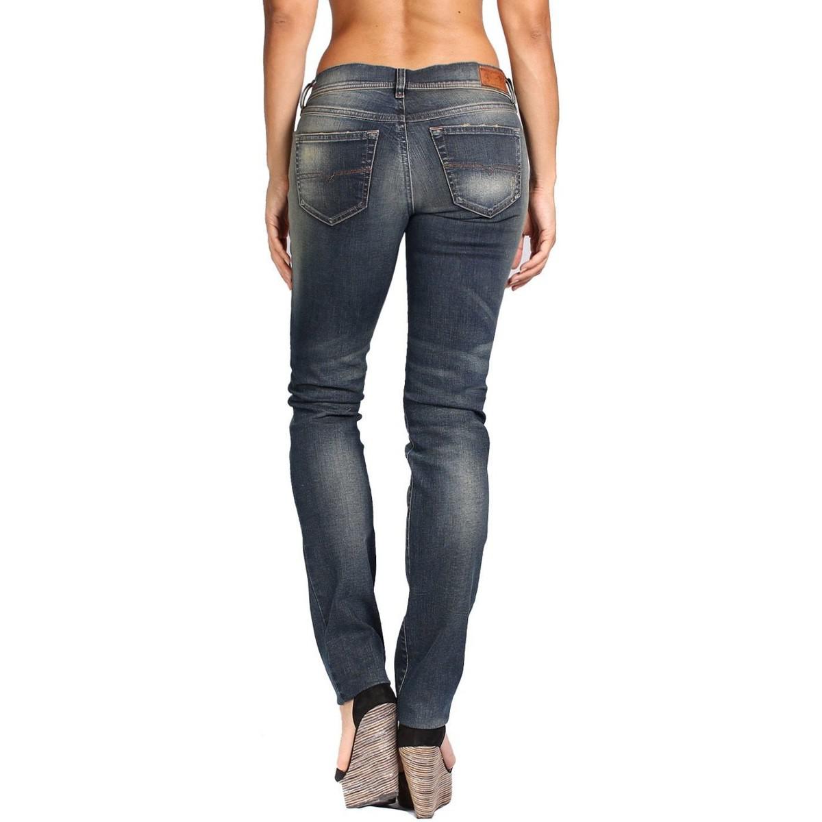 DIESEL Denim - Women's Jeans Francy 666h - Relaxed Skinny Women's In Blue |  Lyst UK