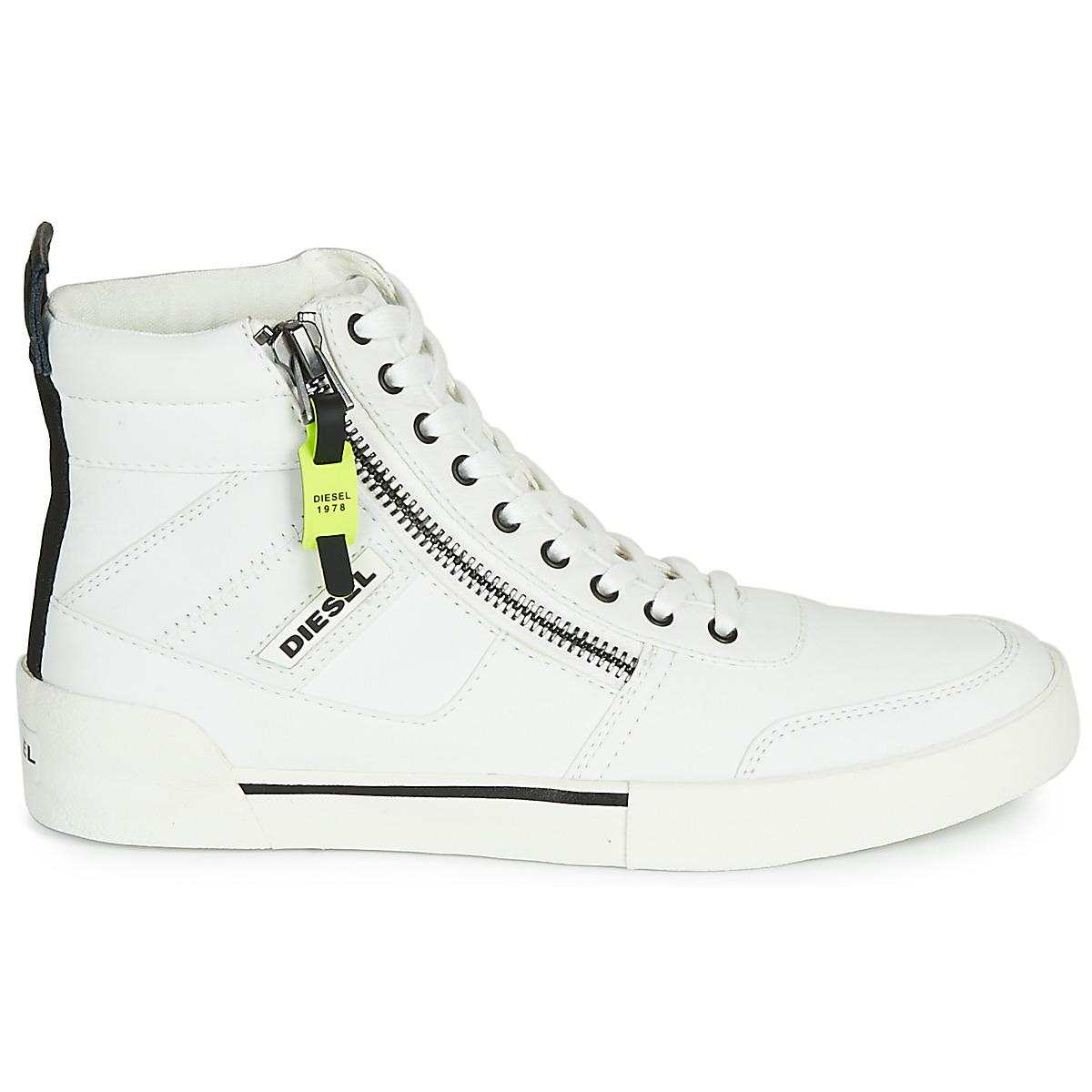 Diesel S-DVELOWS Zwart - Gratis levering | Spartoo.nl ! - Schoenen Hoge  sneakers Heren € 127,20