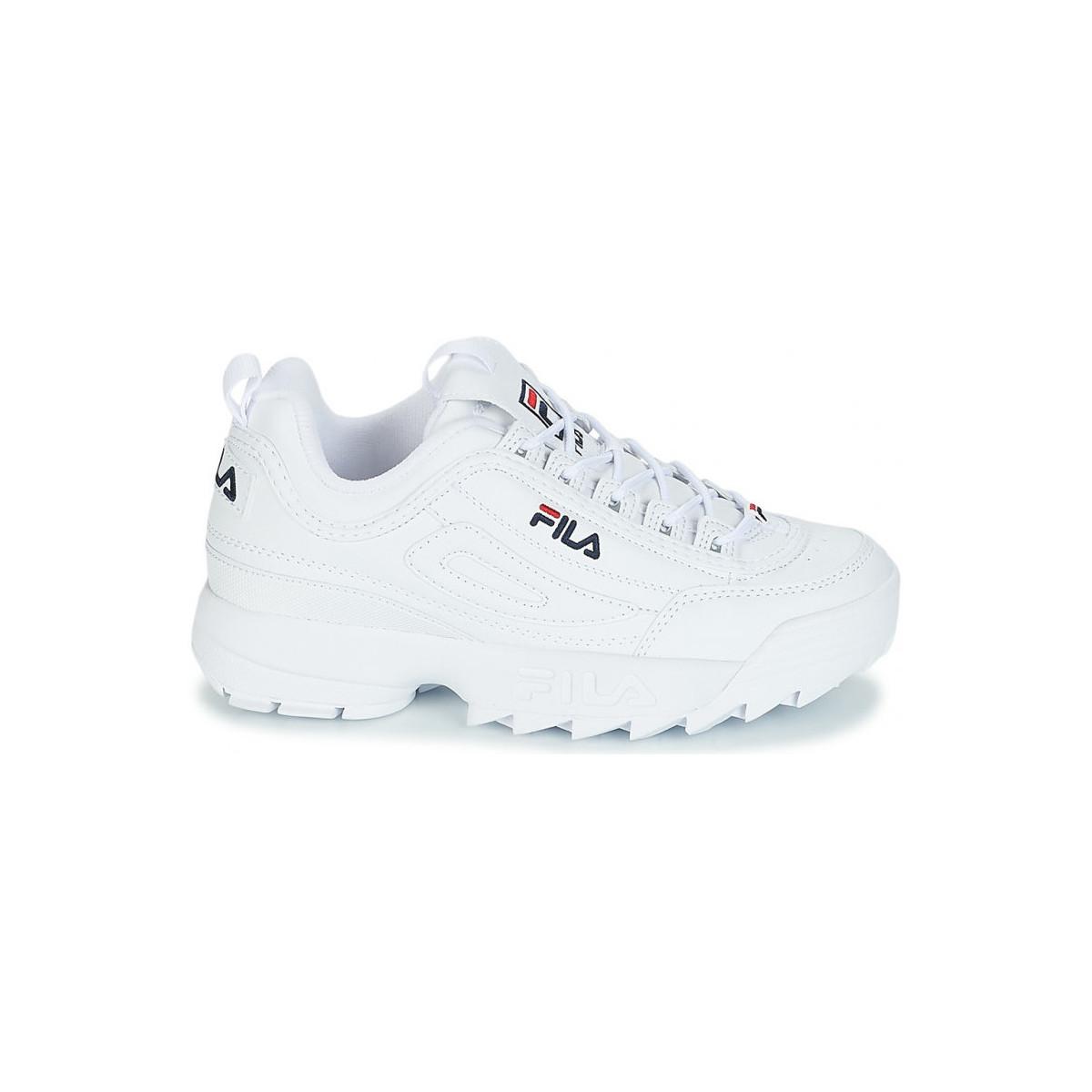 baskets blanches fila