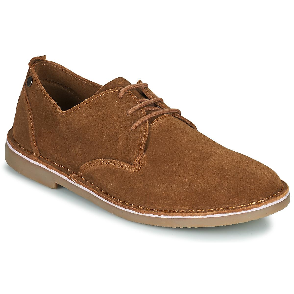 Stivali casual in pelle marrone scuro di Jack \u0026 Jones, €101 | Asos |  Lookastic
