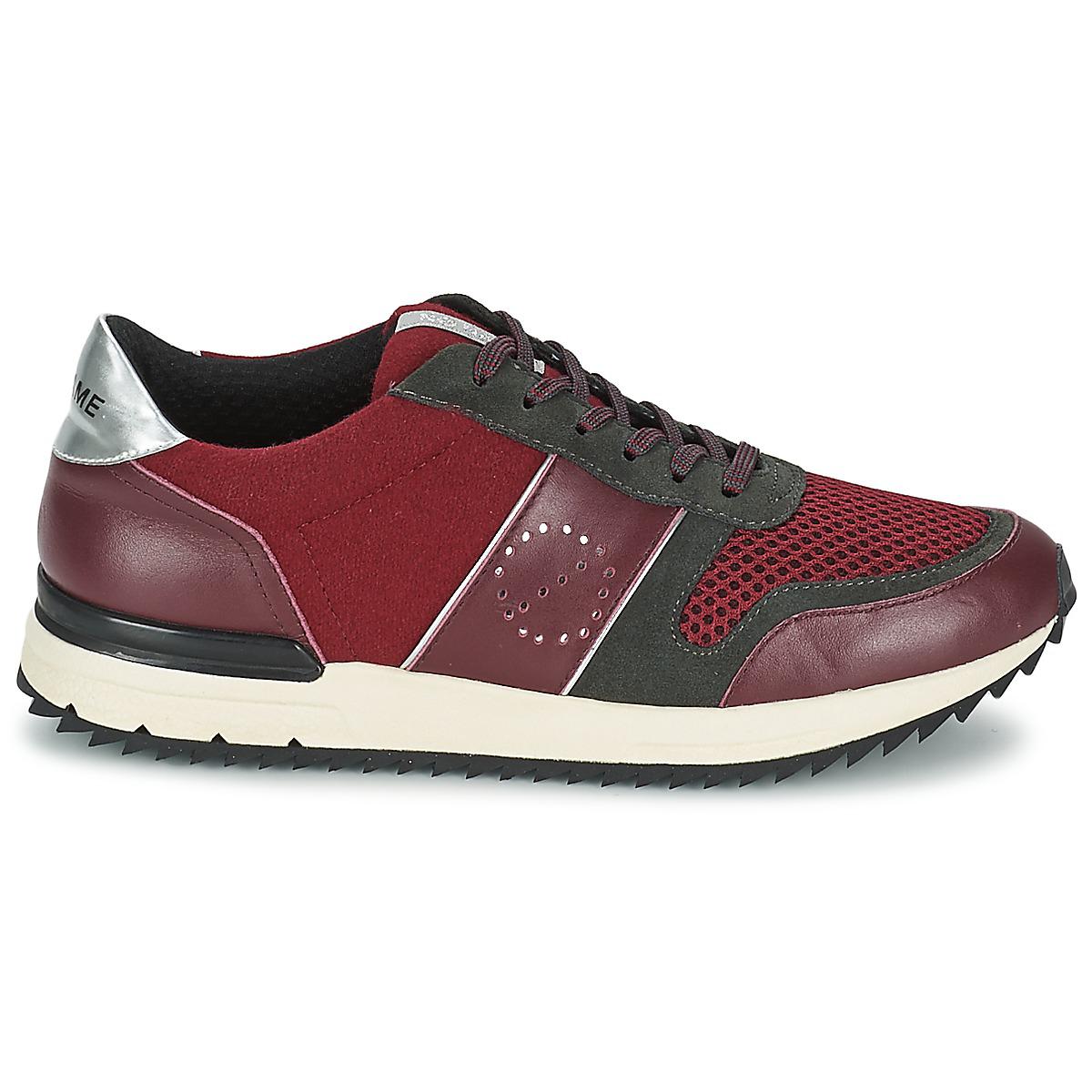 No Name Leather Cosmo JOGGER Women's Shoes (trainers) In Red - Lyst