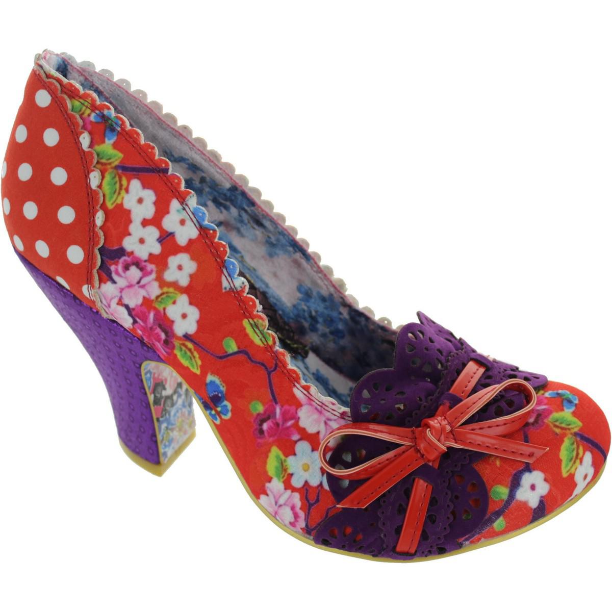orange irregular choice shoes