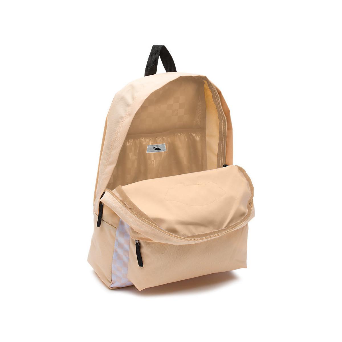 vans realm backpack bleached apricot