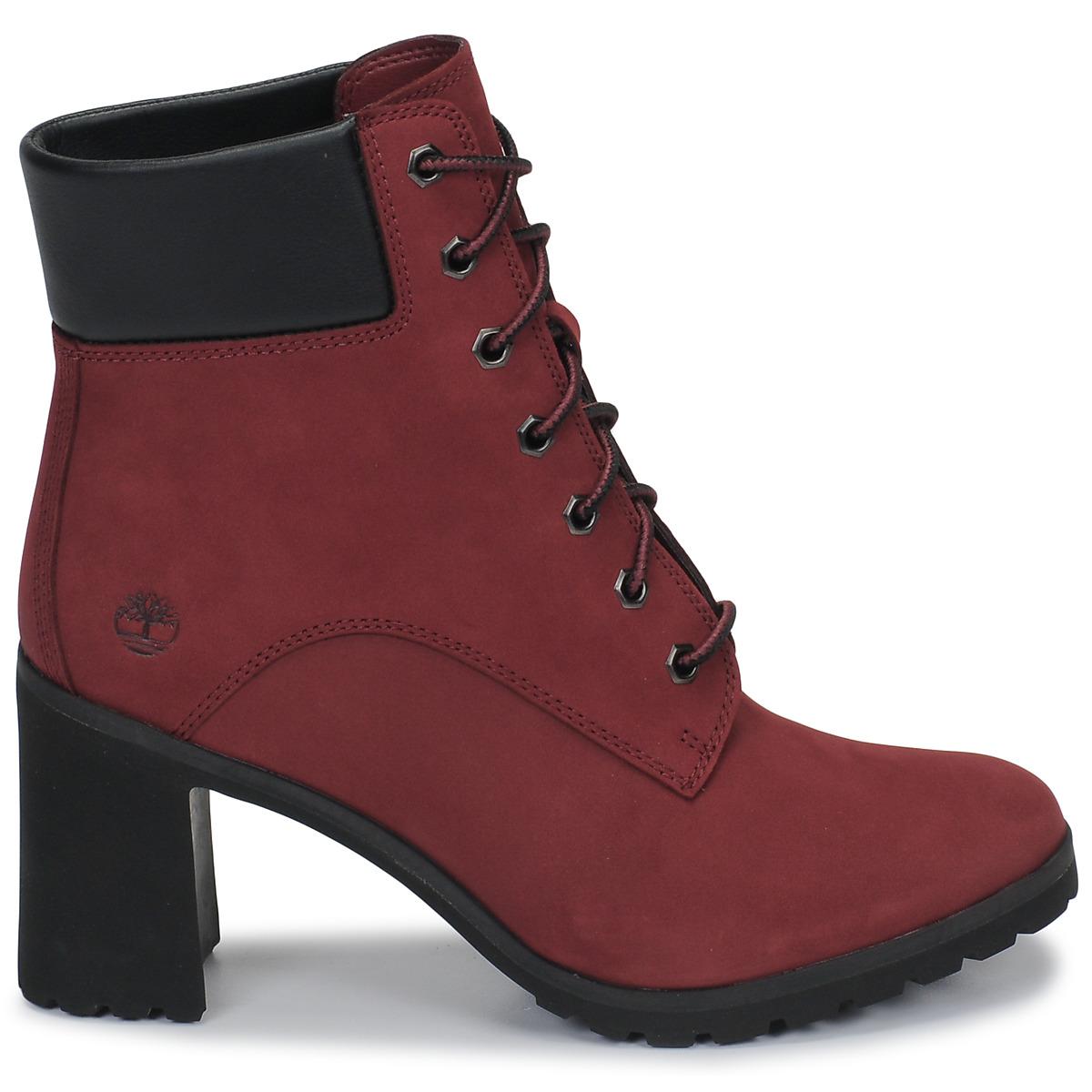 ALLINGTON 6IN LACE UP femmes Bottines en rouge Timberland en coloris Rouge Lyst