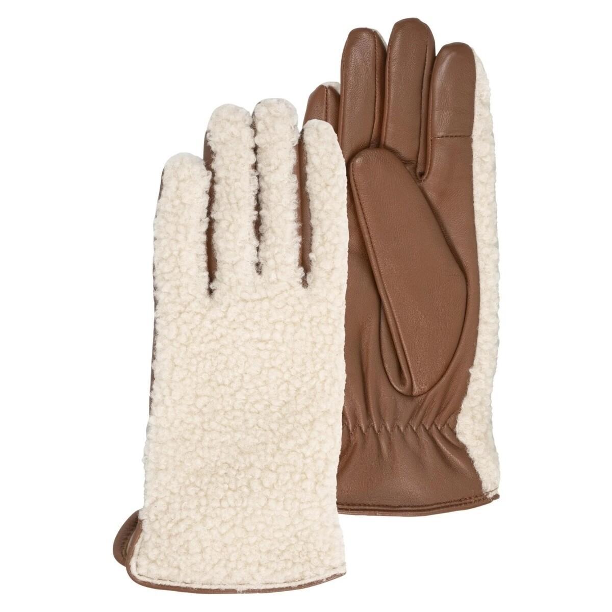 Gants Homme Isotoner Tactiles – Microfibre Doublée Fausse Fourrure, Technologie SmarTouch, Gris - 6
