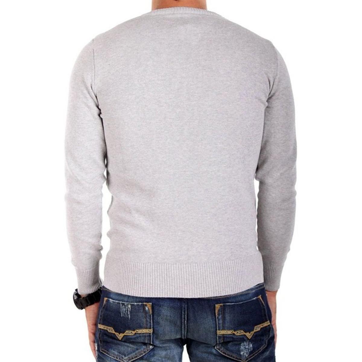 Pull - Pull col V pour Homme M9256 Fred Perry pour homme en coloris Gris -  Lyst