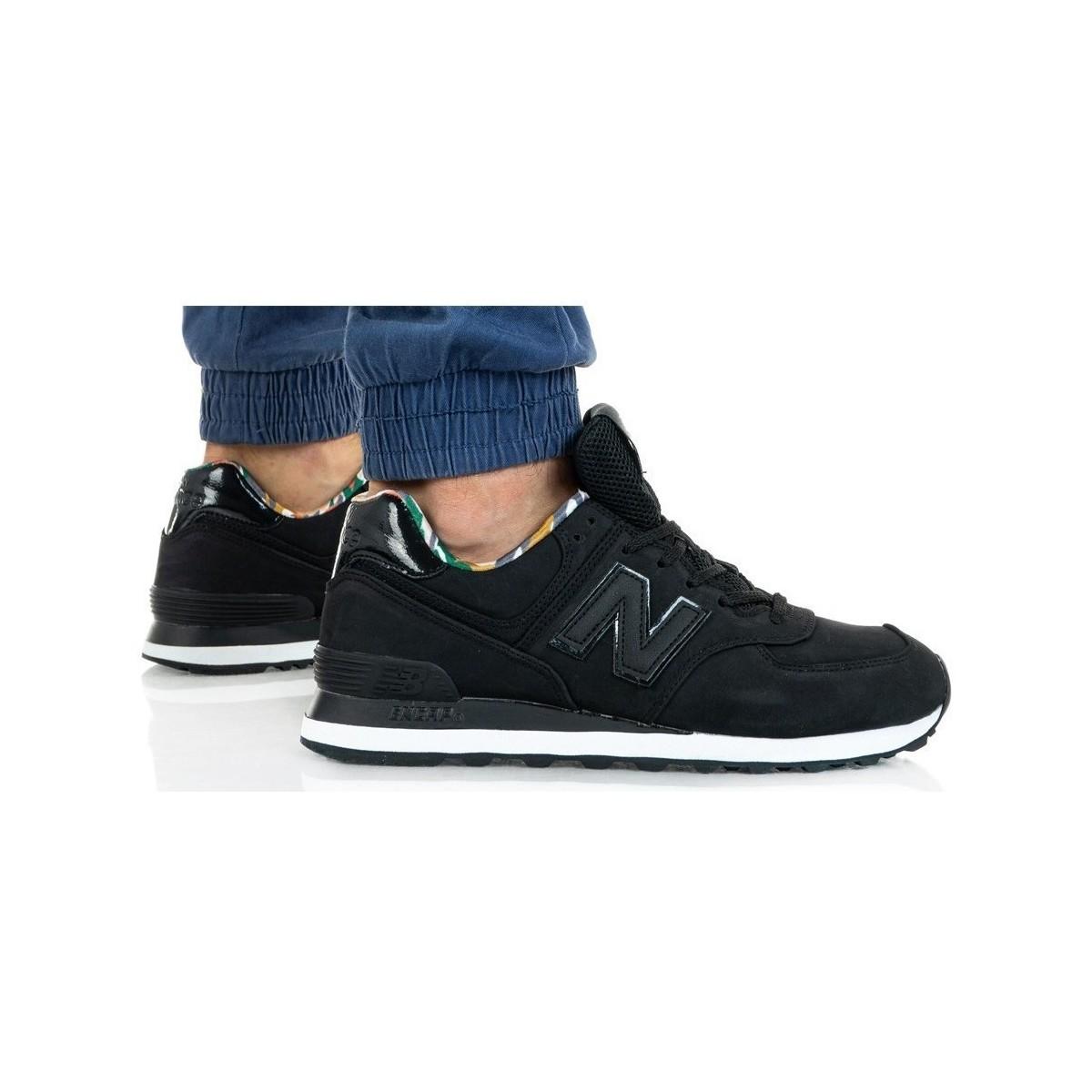 Ville basse 574 New Balance pour homme en coloris Noir - Lyst Ville basse 574 New Balance pour homme en coloris Noir - Lyst