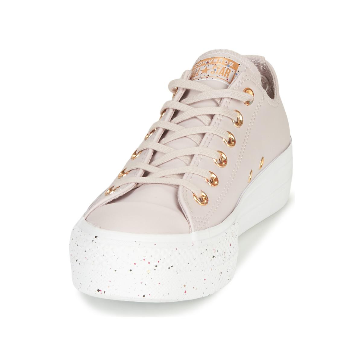 converse speckle lift trainers