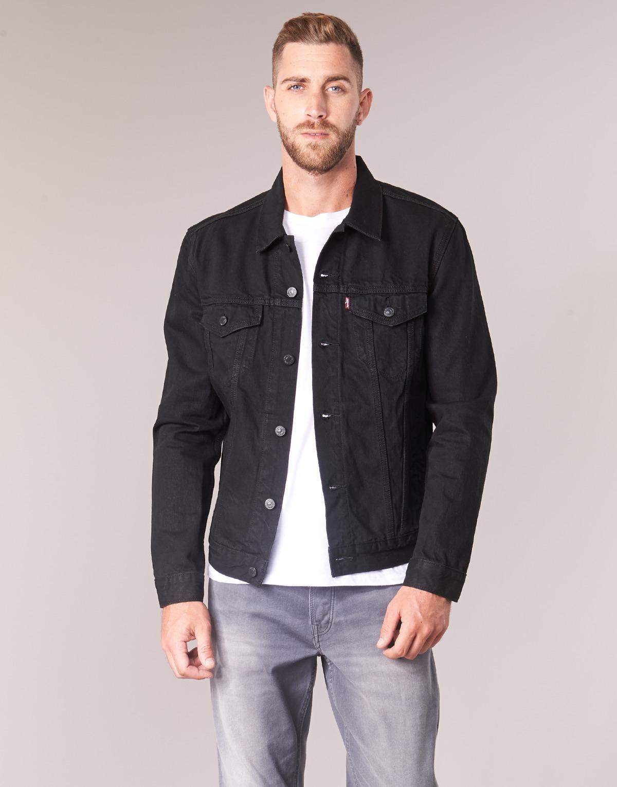 levis black mens jacket