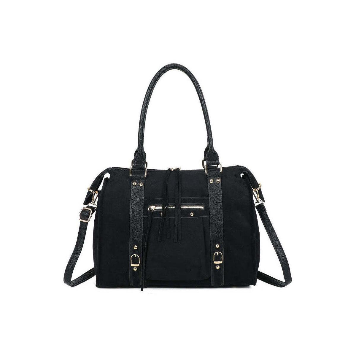 Grand Sac Fourre-tout Gallantry – Noir, Neuf Avec étiquettes, Matière Simili Cuir, Spacieux