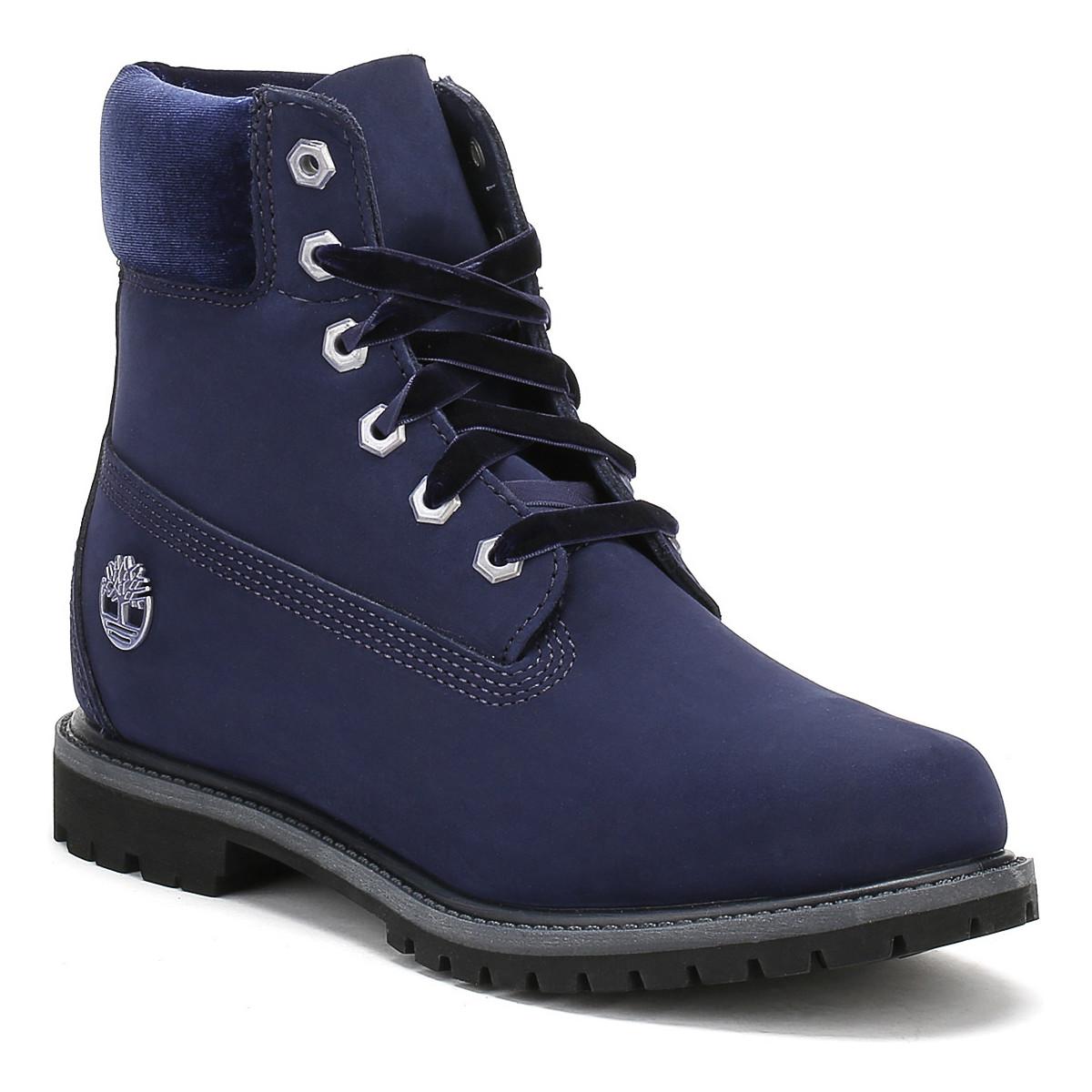 blue timberland boots womens