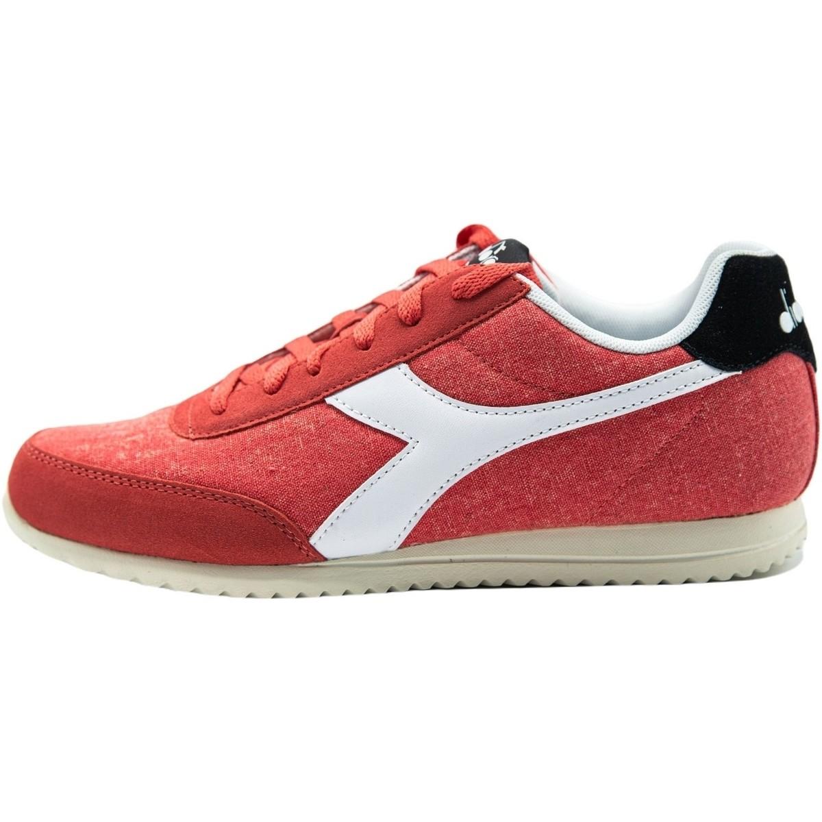 Diadora Lage Sneakers Jog Light in het Rood voor heren - Bespaar 11% - Lyst