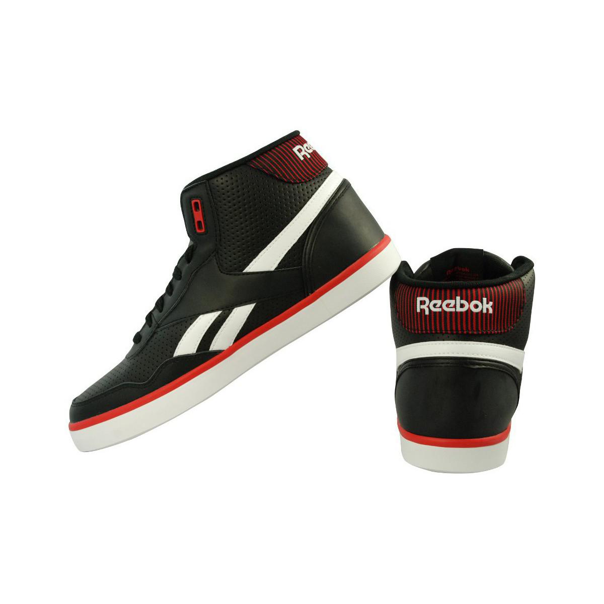reebok high tops black mens