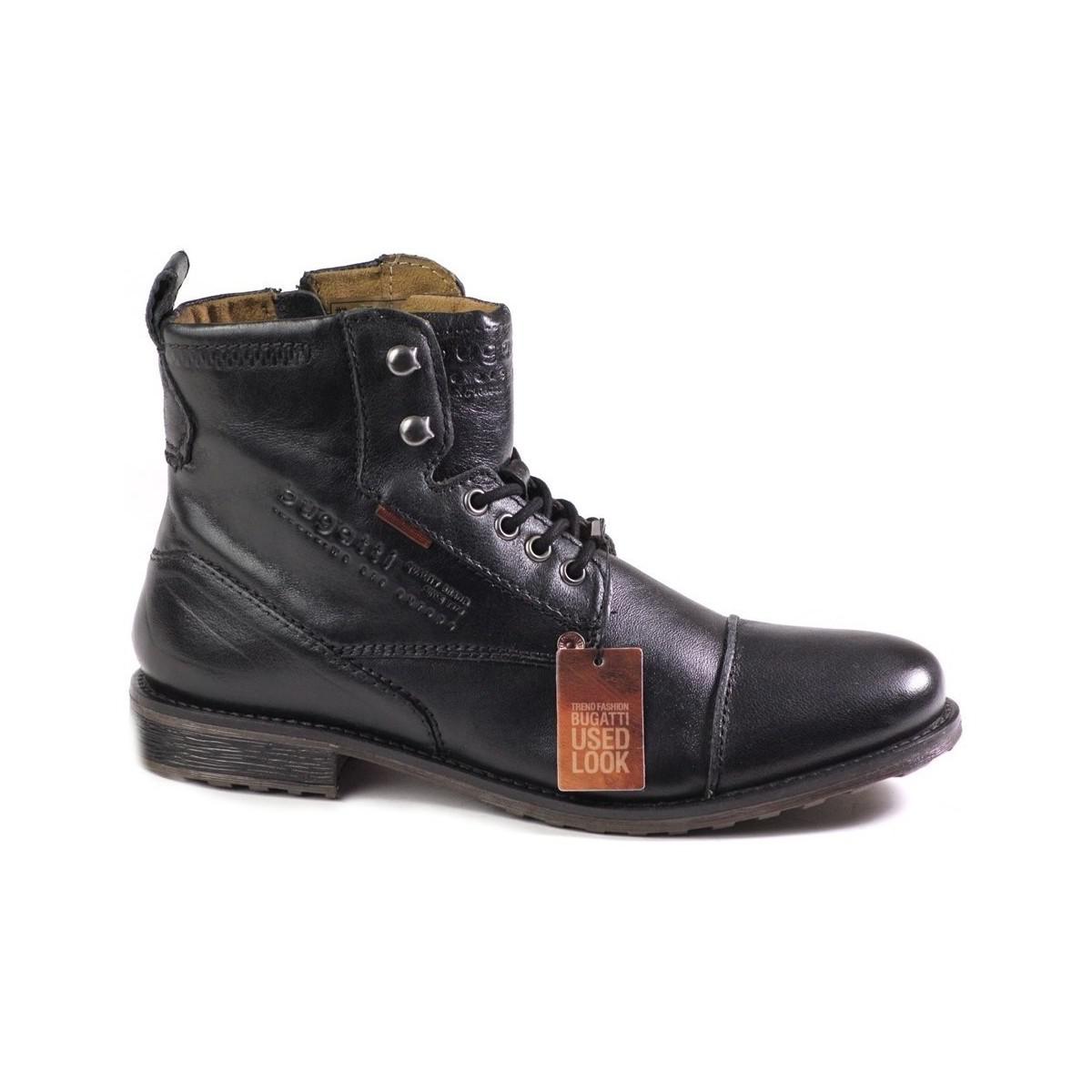 Fox Mens Bugatti /'Used Look/' Casual Ankle Boots Style