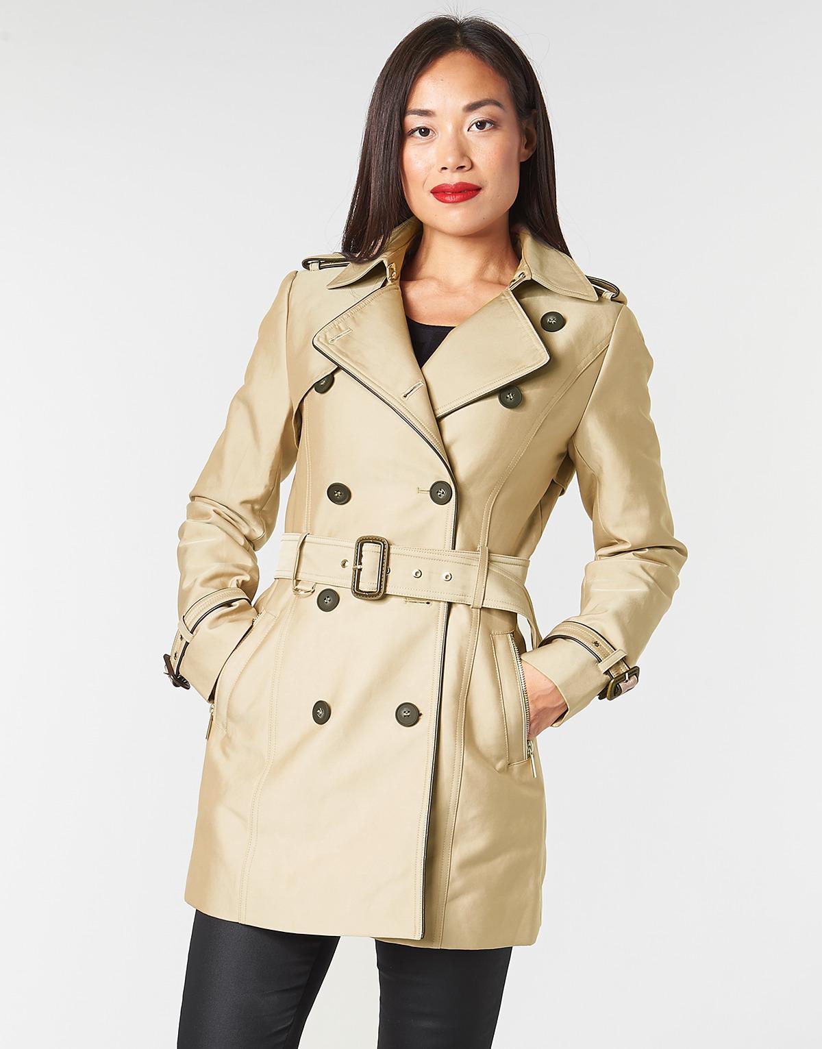 Morgan Gala Women's Trench Coat In Beige in Natural - Lyst