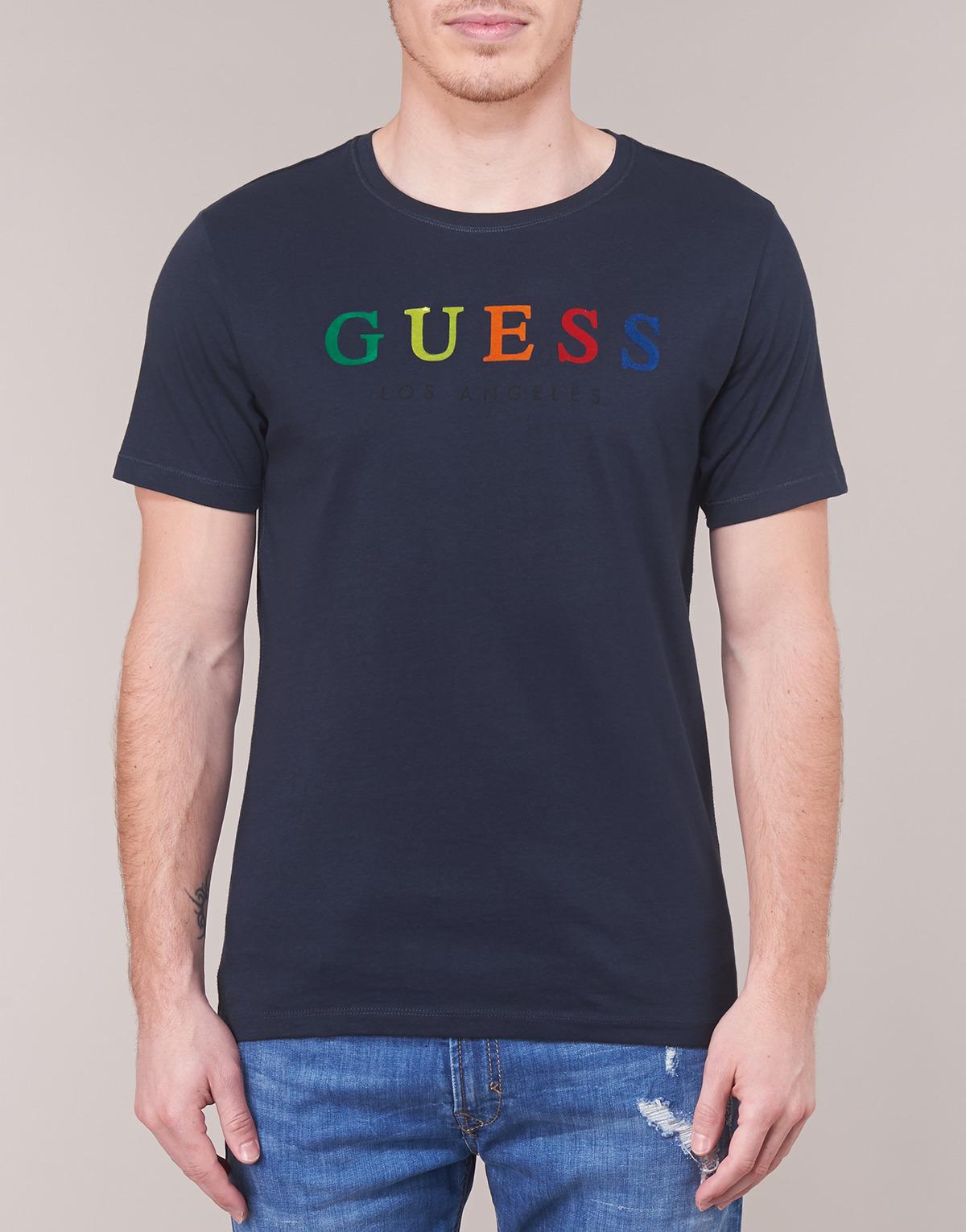 guess colorful shirt