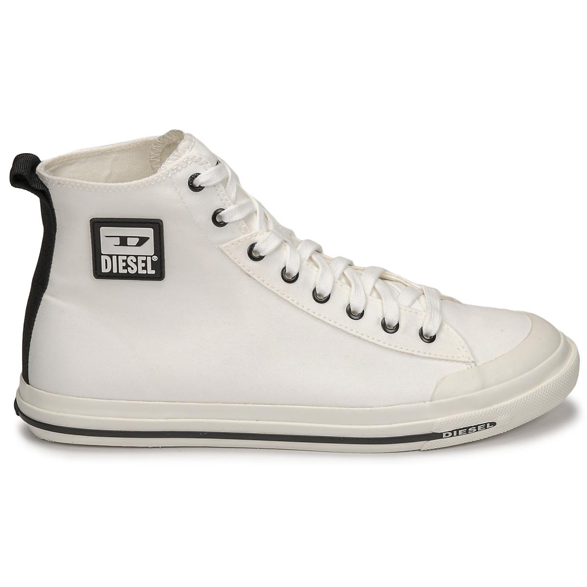 DIESEL Hoge Sneakers Trenimy in het Wit voor heren - Bespaar 39% - Lyst