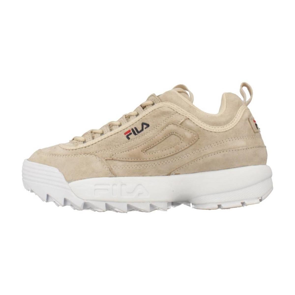 fila disruptor beige suede