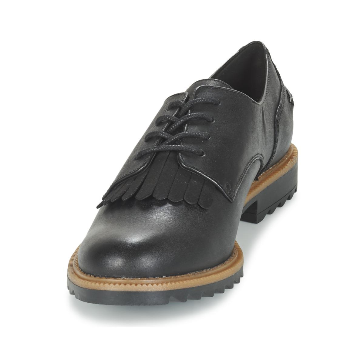 Clarks Leather Griffin Mabel Women's Casual Shoes In Black