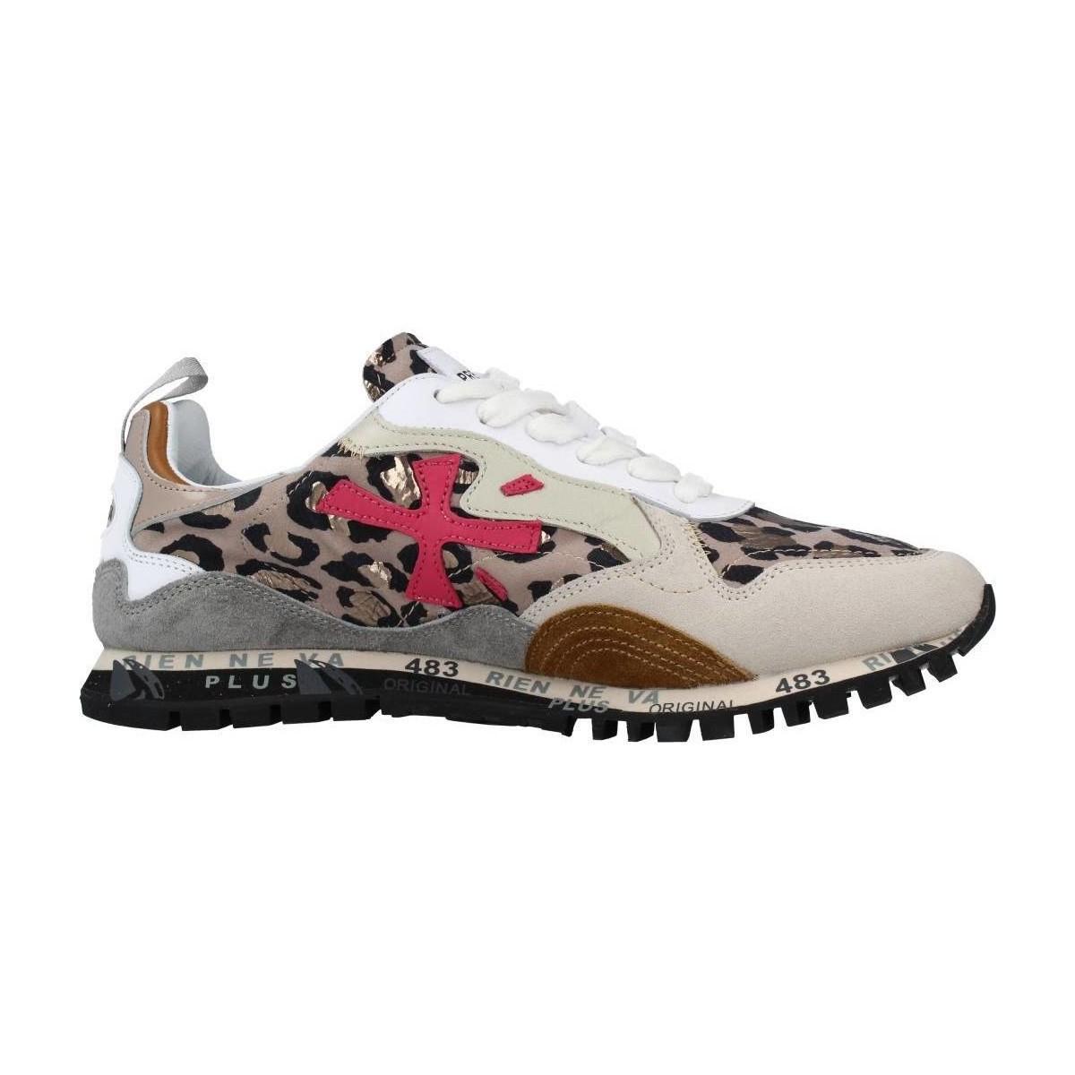 Premiata Lage Sneakers Runsead 5235 in het Naturel - Lyst
