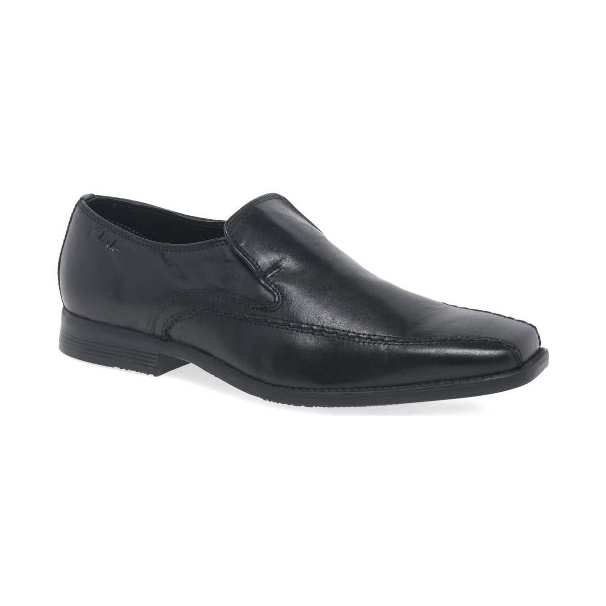 black smart work shoes