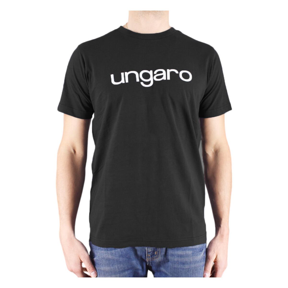 Haut Homme Manches Courtes Emanuel Ungaro Vert Clair - Taille L, 100% Coton, Neuf Avec étiquette