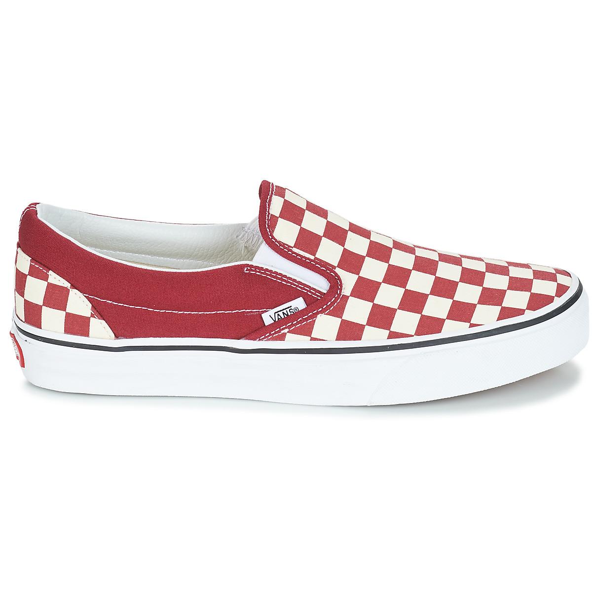CLASSIC SLIP-ON femmes Chaussures en rouge CLASSIC SLIP-ON femmes Chaussures en rouge
