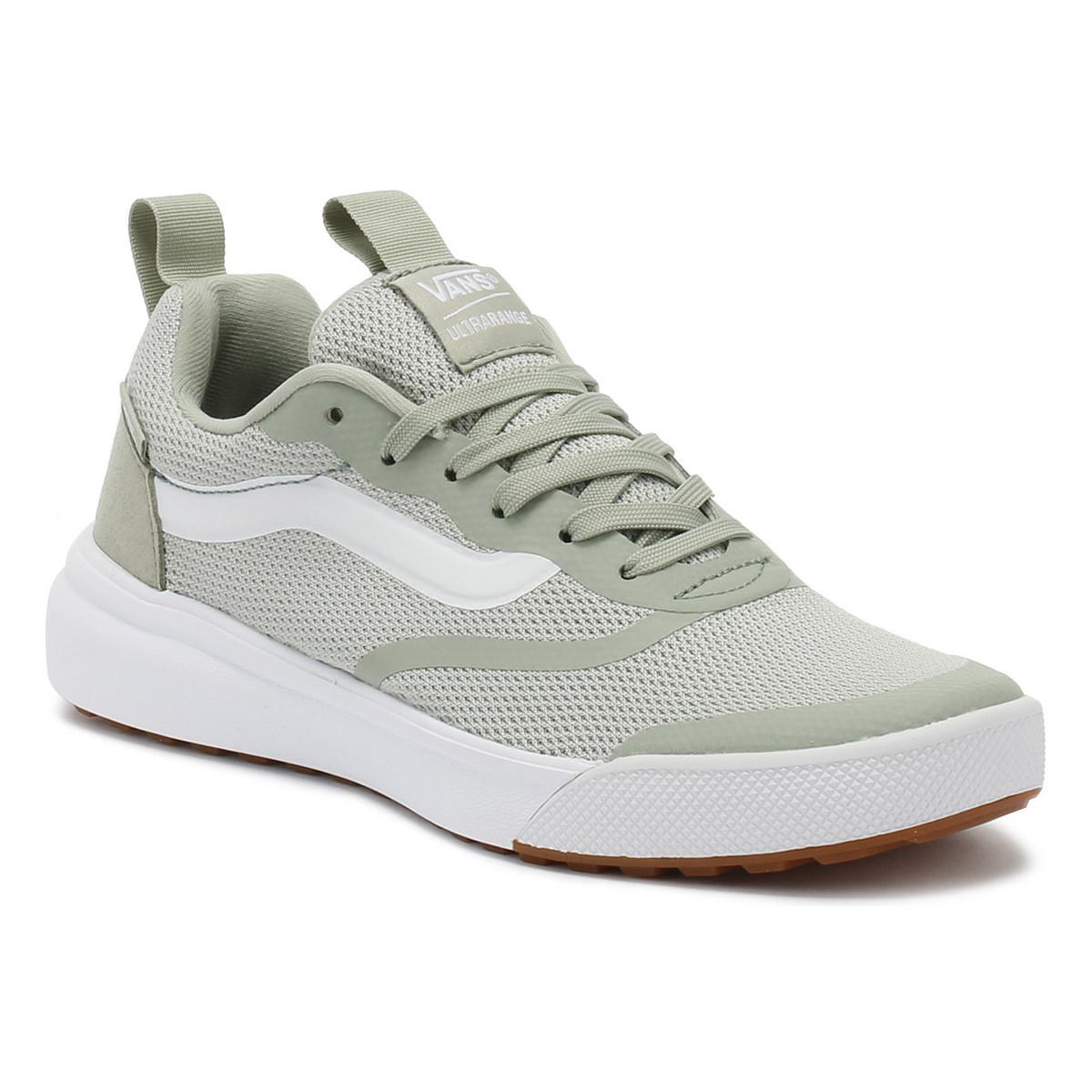 vans green trainers