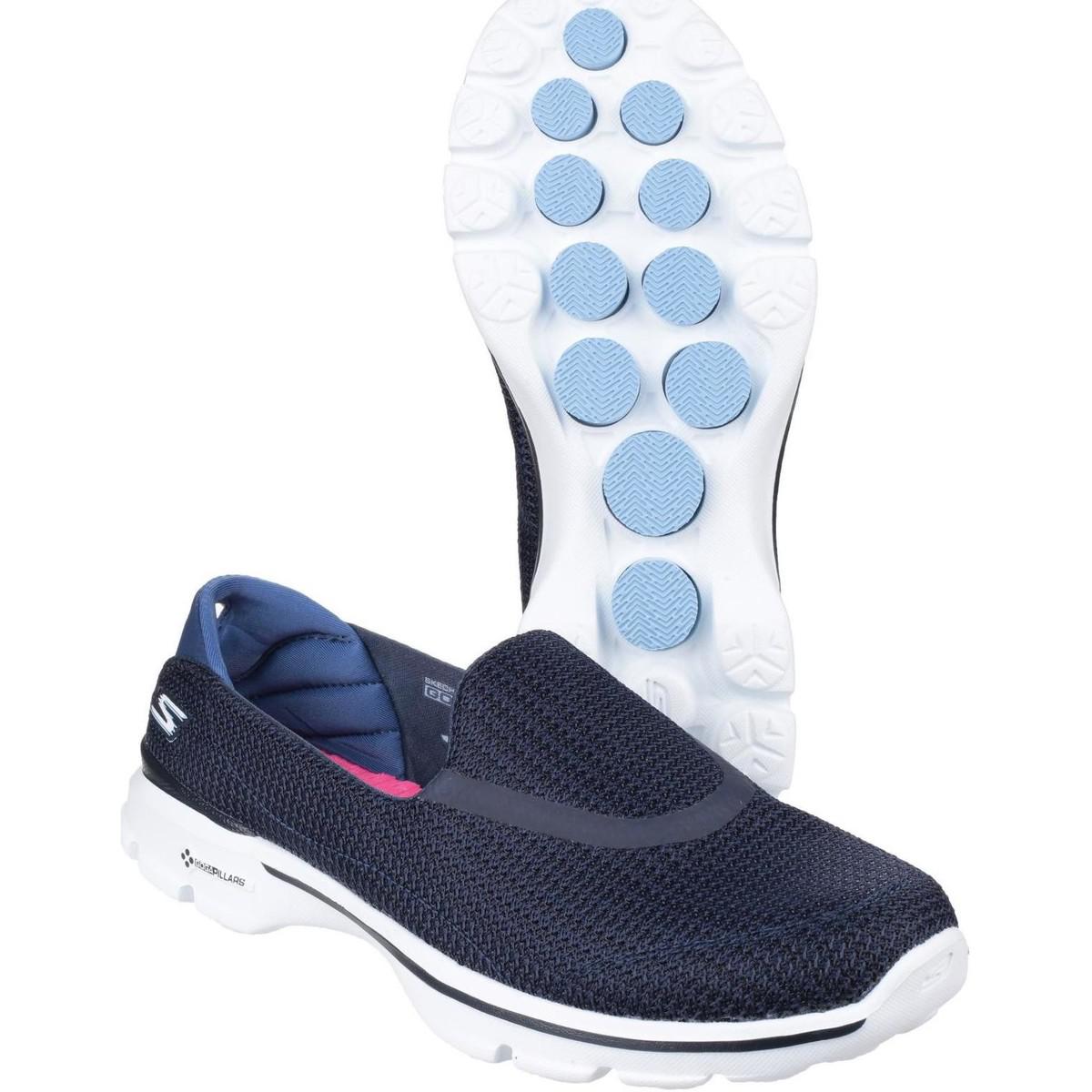 skechers go walk 3 womens blue