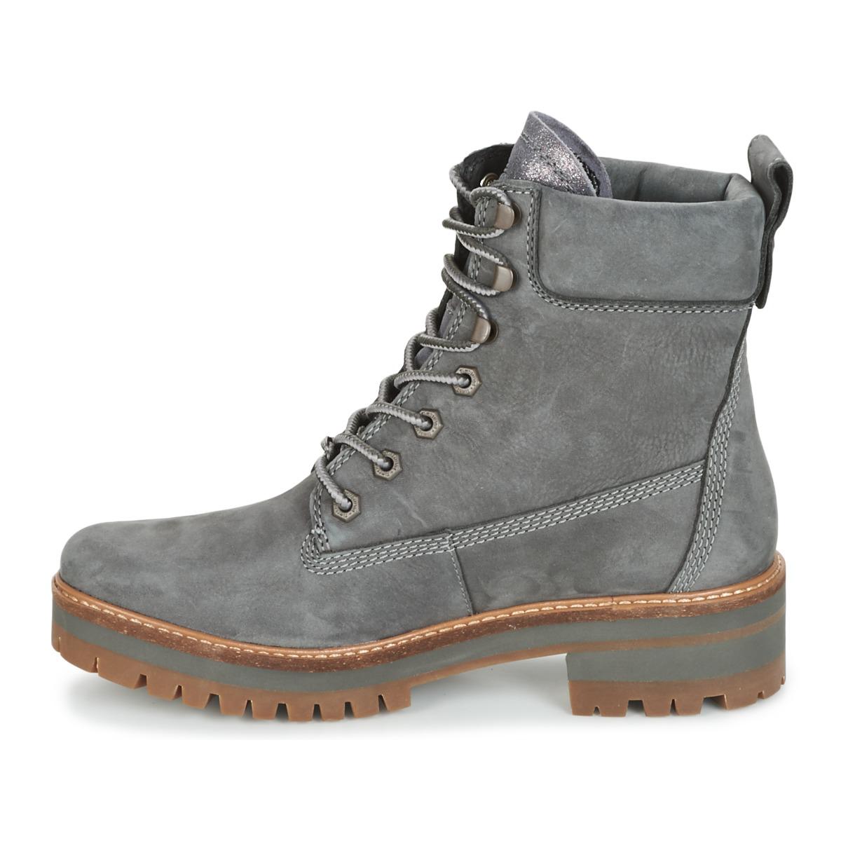 Timberland Courmayeur Valley Yboot Women's Mid Boots In Grey in Grey - Lyst