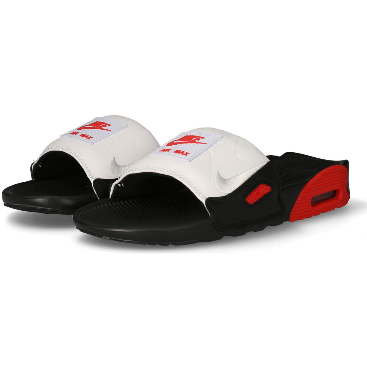 Air Max 90 Slide Noir Rouge Blanc Claquettes Nike pour homme en coloris Noir  | Lyst