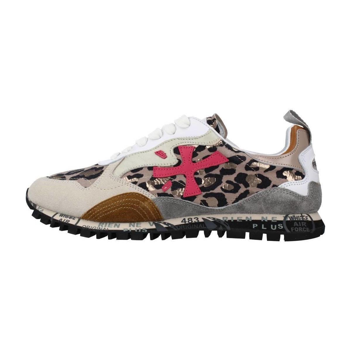 Premiata Lage Sneakers Runsead 5235 in het Naturel - Lyst