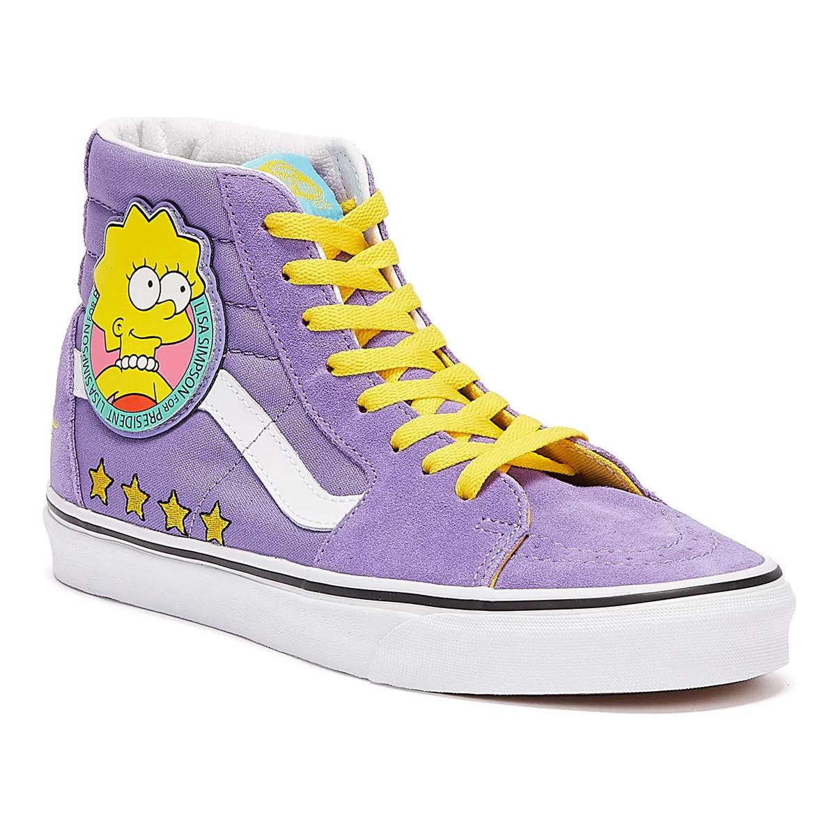 purple simpson vans