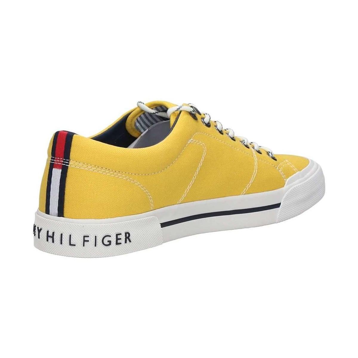 tommy hilfiger yellow shoes with bow