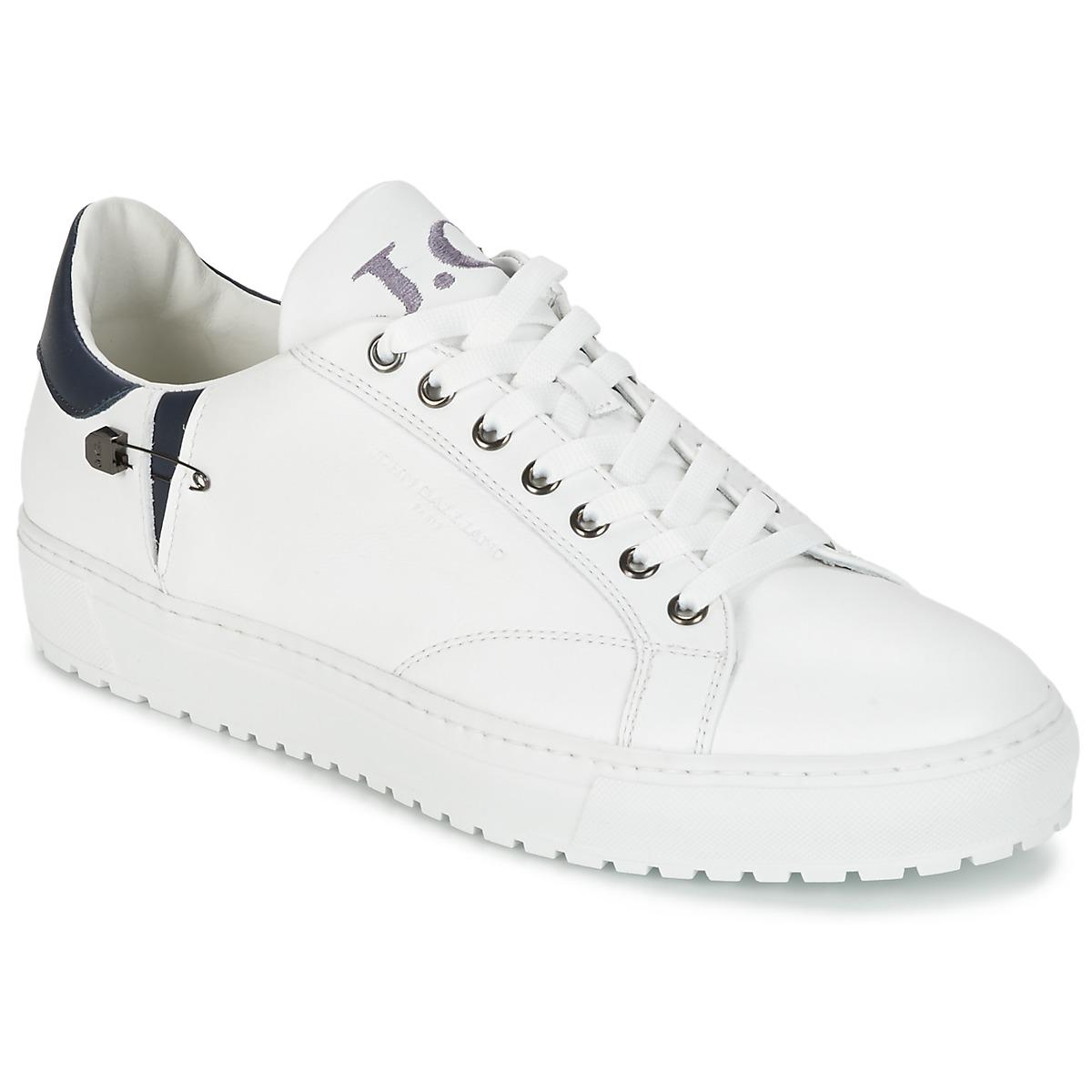 John Galliano 4752 Weiss Schuhe Sneaker Low Herren 245 John Galliano 4752 Weiss Schuhe Sneaker Low Herren 245