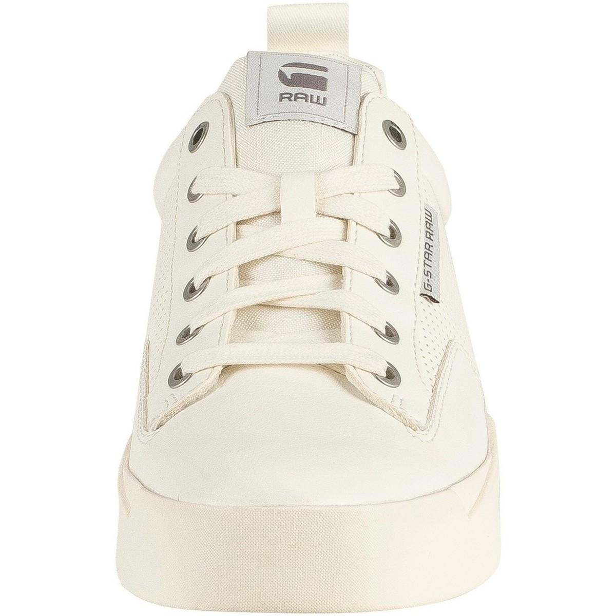 g star white trainers