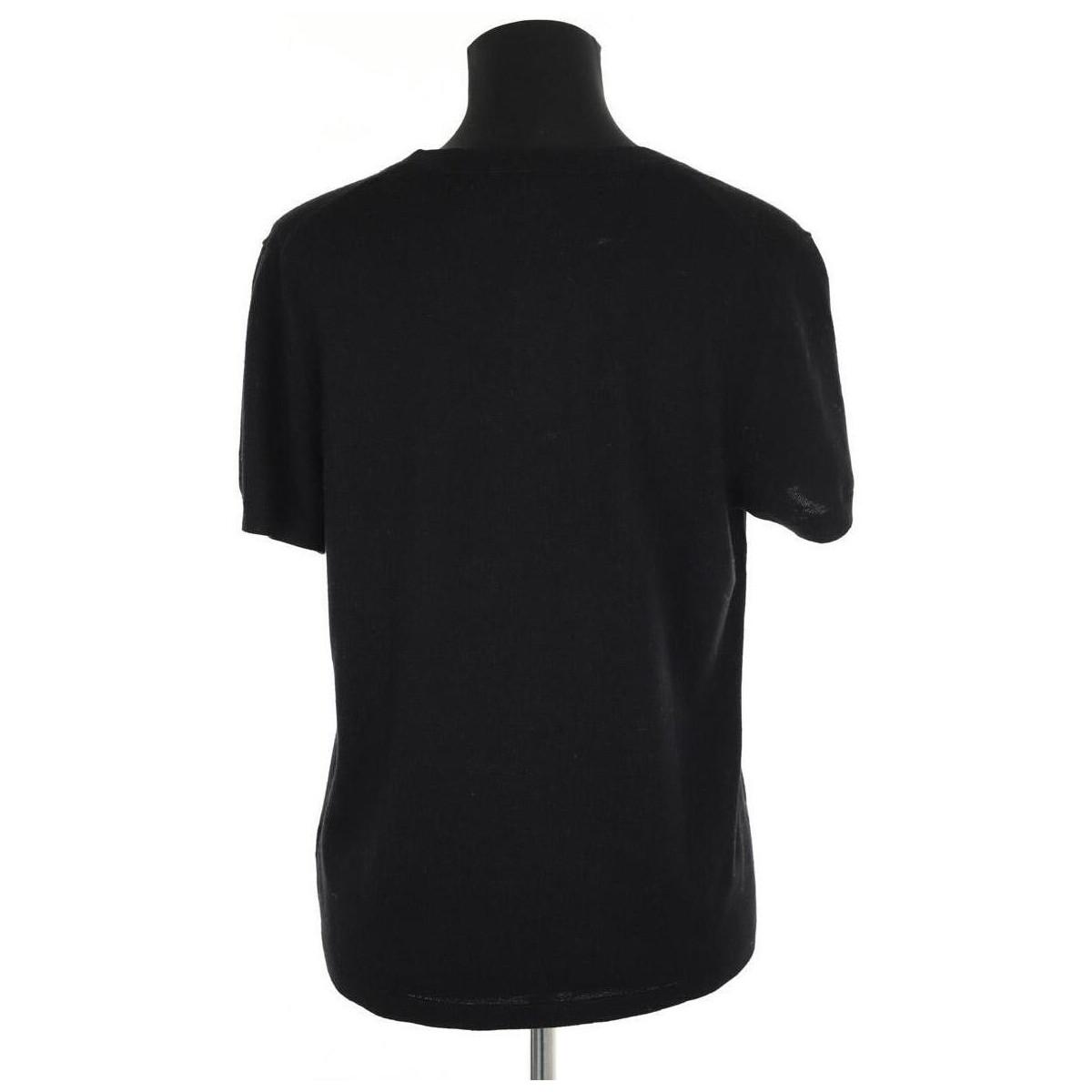 Top Sans Manches Paule Ka Noir - Taille 38, Coton, Occasion En Parfait état (TBE)