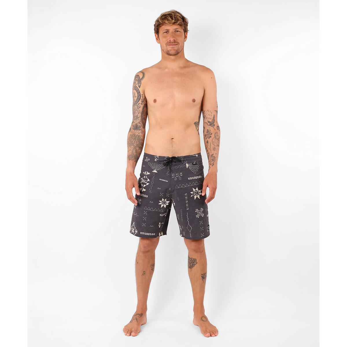 Short De Bain Oxbow Taille 33/M – Noir Multicolore – Neuf Sans étiquettes