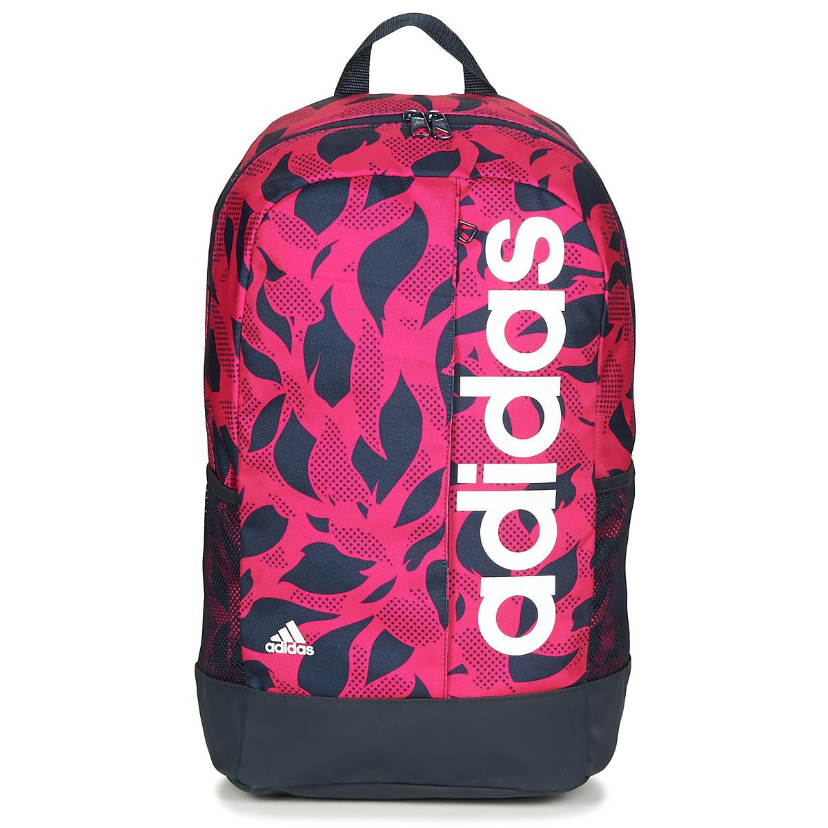 adidas linear backpack pink