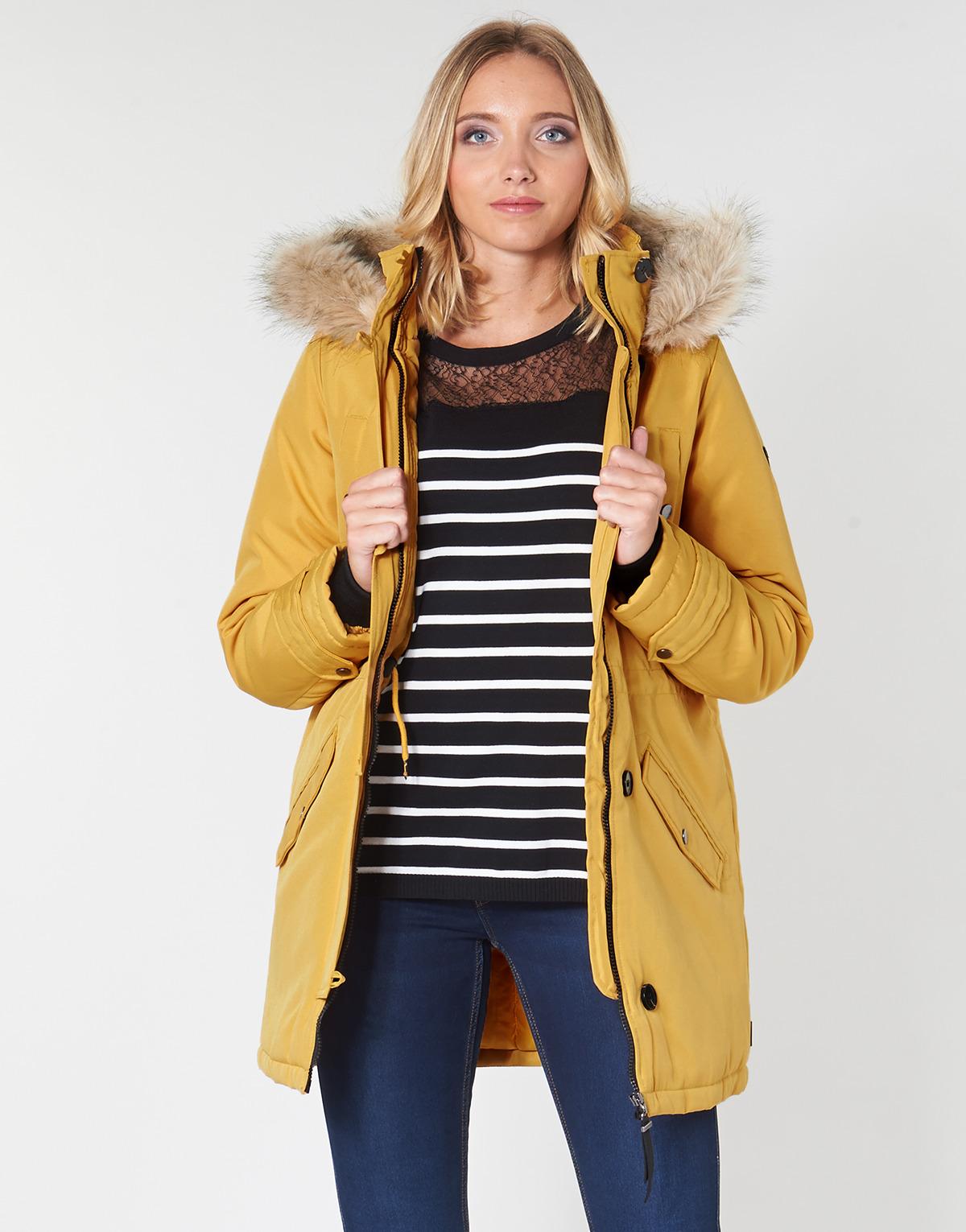 Vero Moda Vmexcursion Expedition Parka in Yellow - Lyst