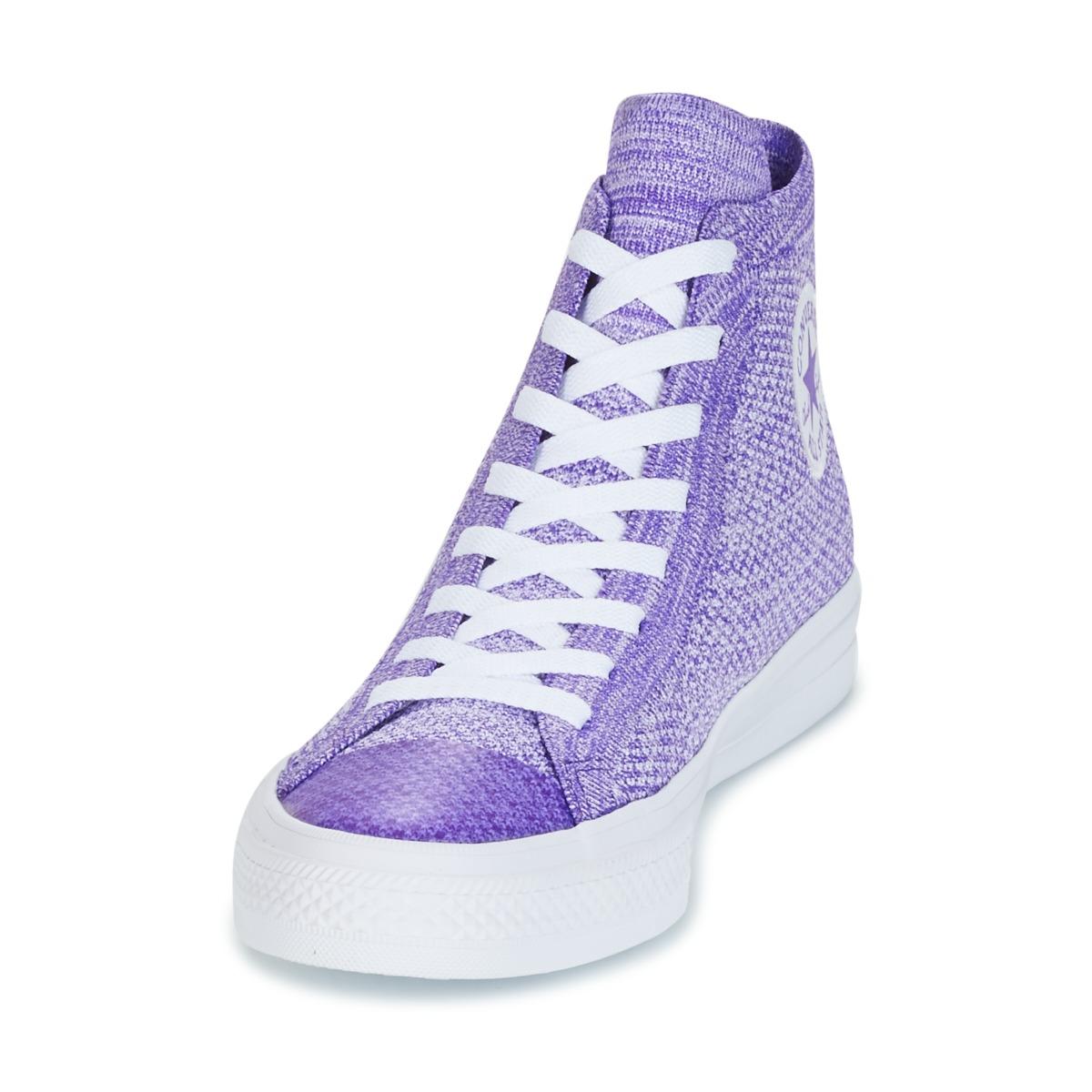 converse flyknit purple