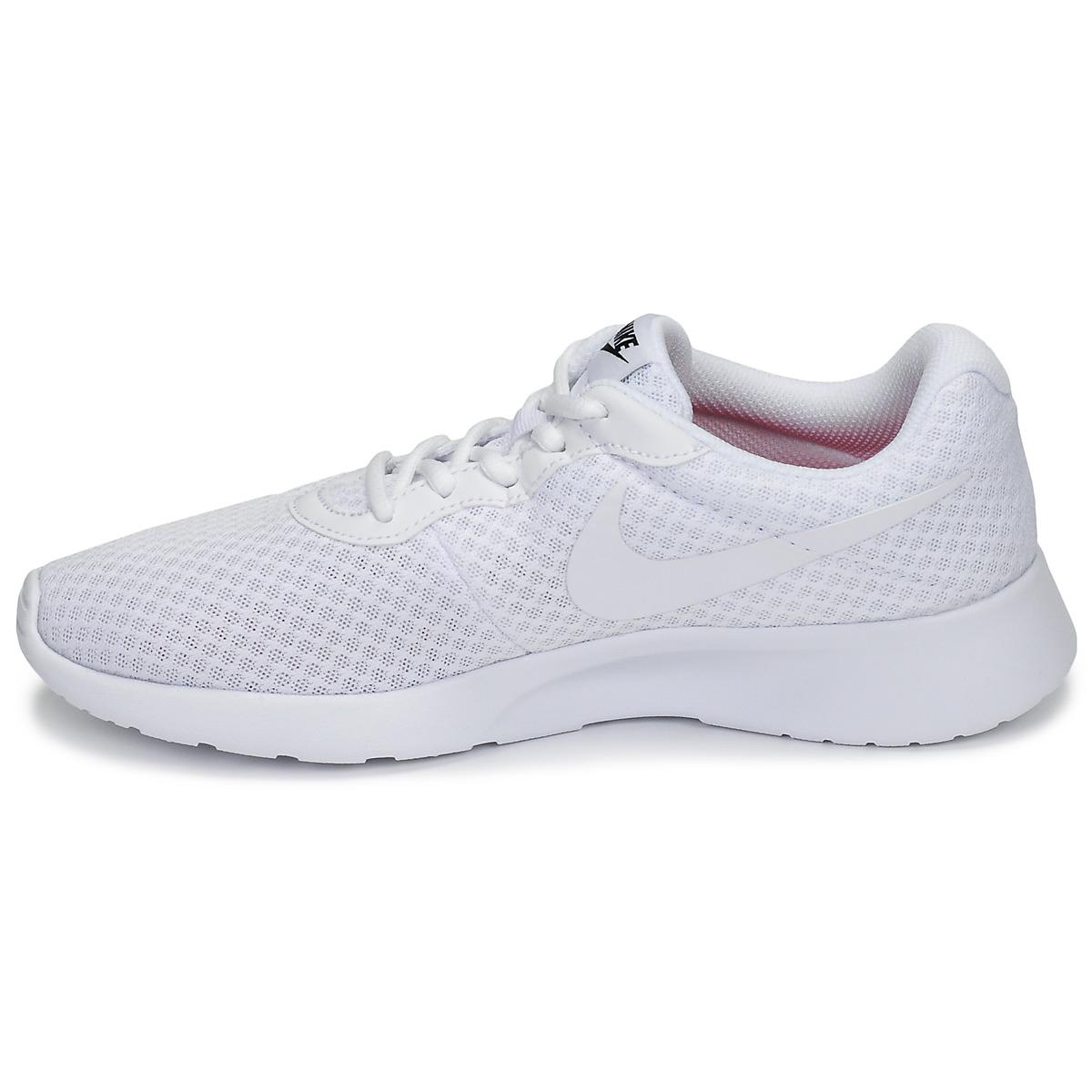nike tanjun full white
