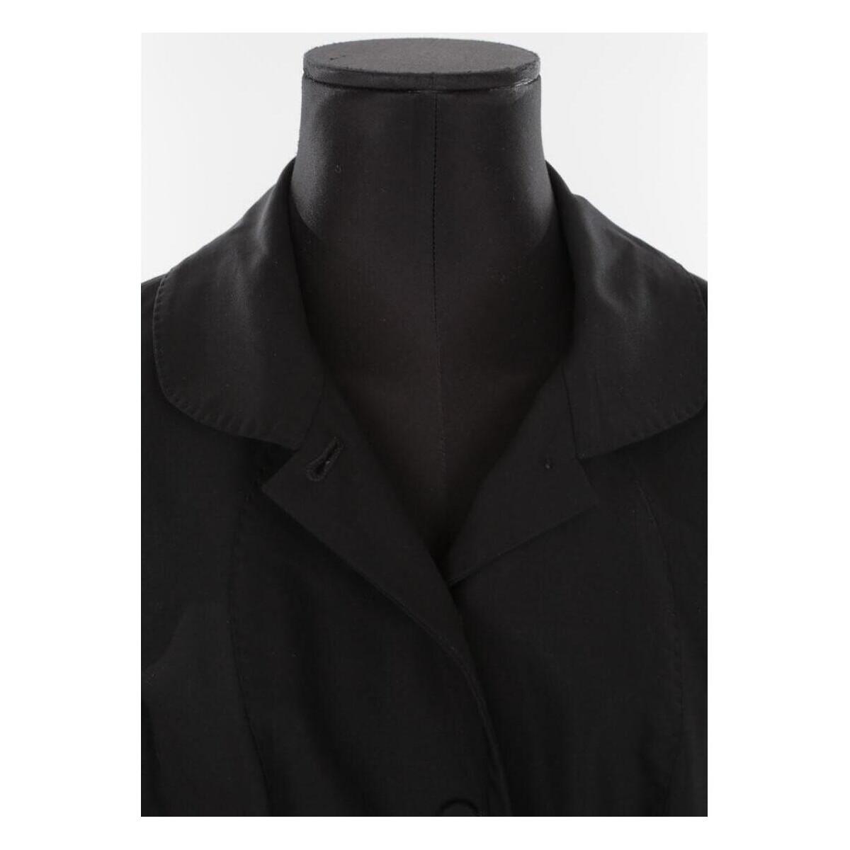 Veste Tara Jarmon Noire - Taille 40 - Viscose - Occasion Très Bon état - Vintage