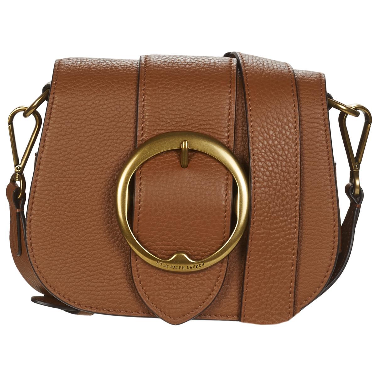 Sac Lennox en cuir chagrin Polo Ralph Lauren en coloris Marron | Lyst